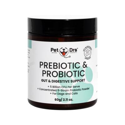 Pet Drs Prebiotic & Probiotic Gut & Digestive Support (For Dogs & Cats) 60g